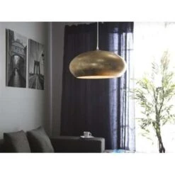 Beliani Hanglamp LIMNATIS - Goud Metaal 7 Beliani Hanglamp LIMNATIS - Goud Metaal -Leen Bakker a30ffe94ce654c89817ab6bdb034f99a