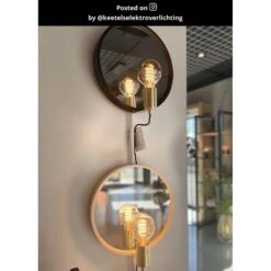 Lucide REFLEX Spiegellamp - Naturel -Leen Bakker a7de6d66725446d2aabe4cc0a66e2f12