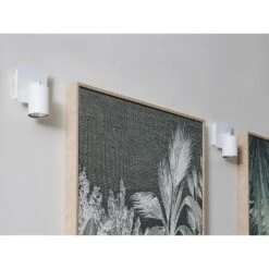 Beliani Muurlamp TIGRIS - Wit Metaal -Leen Bakker a8acdd8210d947798b6258ab99c09f21