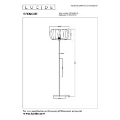 Lucide SPENCER Vloerlamp - Zwart -Leen Bakker a8bb6a485dff43d1a603b6e366c7c3be