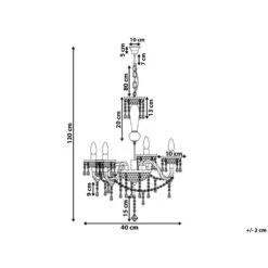 Beliani Hanglamp KALANG - Wit Synthetisch Materiaal -Leen Bakker aaa60e13066a4fa588f46d446e732fc5