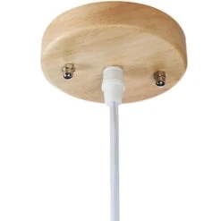 MURRELL - Hanglamp - Lichtbruin - Populierenhout -Leen Bakker b03bacd5674c49f28ee5068db2424b73