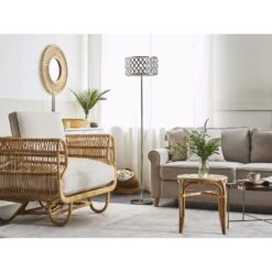 Beliani Staande Lamp TENNA - Zilver Metaal 7 Beliani Staande Lamp TENNA - Zilver Metaal -Leen Bakker b3e3d708b31640efa7b9164875611f47