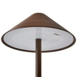 FRANCOLI - Tafellamp - Bruin - Aluminium -Leen Bakker b7048096a3d54bfa971fbb7c329b0da6