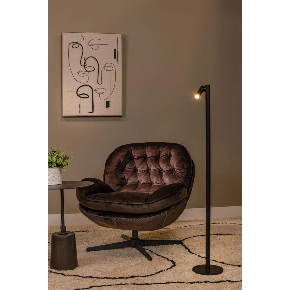 Lucide ANTRIM Leeslamp - Zwart 2 Lucide ANTRIM Leeslamp - Zwart - Afbeelding 2