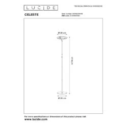 Lucide CELESTE Vloerlamp - Mat Goud / Messing -Leen Bakker b982fc843cf244af9f22e32d0351a19d