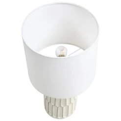 BELIHUL - Tafellamp - Gebroken Wit - Keramiek -Leen Bakker bc9f33f7375f4044a58794ed07d3f761