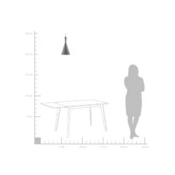 Beliani Hanglamp TAGUS - Grijs Aluminium 7 Beliani Hanglamp TAGUS - Grijs Aluminium -Leen Bakker bf615ad6ce914c479f3311e476dbecd9