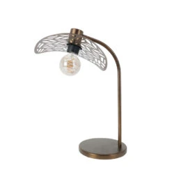 EGLO Swaby Tafellamp - E27 - 46.5 Cm - Brons -Leen Bakker c21f4bd126c54d4a89d34927af903452