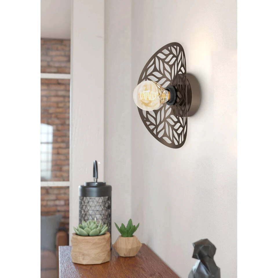 EGLO Swaby Wandlamp - E27 - 30 Cm - Brons 2 EGLO Swaby Wandlamp - E27 - 30 Cm - Brons - Afbeelding 2