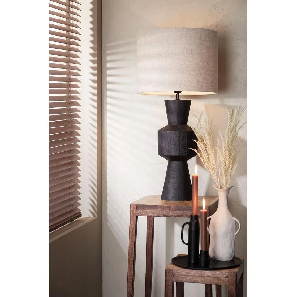 Lampenkap Cilinder LIVIGNO - 40-40-30cm - Naturel 2 Lampenkap Cilinder LIVIGNO - 40-40-30cm - Naturel - Afbeelding 2