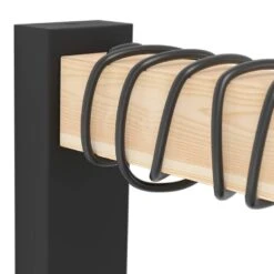 EGLO Townshend Wandlamp - E27 - 21,5 Cm - Zwart/Bruin -Leen Bakker c9a21c387775470c99f93f24b34d64d4