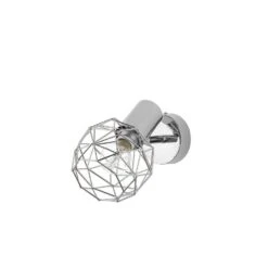 Beliani Muurlamp CHENAB - Zilver Metaal 7 Beliani Muurlamp CHENAB - Zilver Metaal -Leen Bakker d228c955025e4249ba65cfbaff0adc94