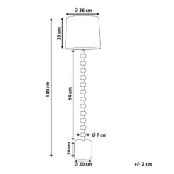KRIOS - Staande Lamp - Zwart - Metaal -Leen Bakker d294dc7784fe4f749d49a2b2a5294c7d