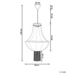 ARAGUA - Hanglamp - Wit - Nylon -Leen Bakker d5651018aa6f491dbbae0fb0408ec063