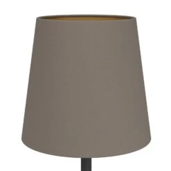 EGLO Fiorana Tafellamp - E14 - 53 Cm - Zwart/Cappucino/Goud -Leen Bakker d78c651950594fe5b06d2d5ab158931a