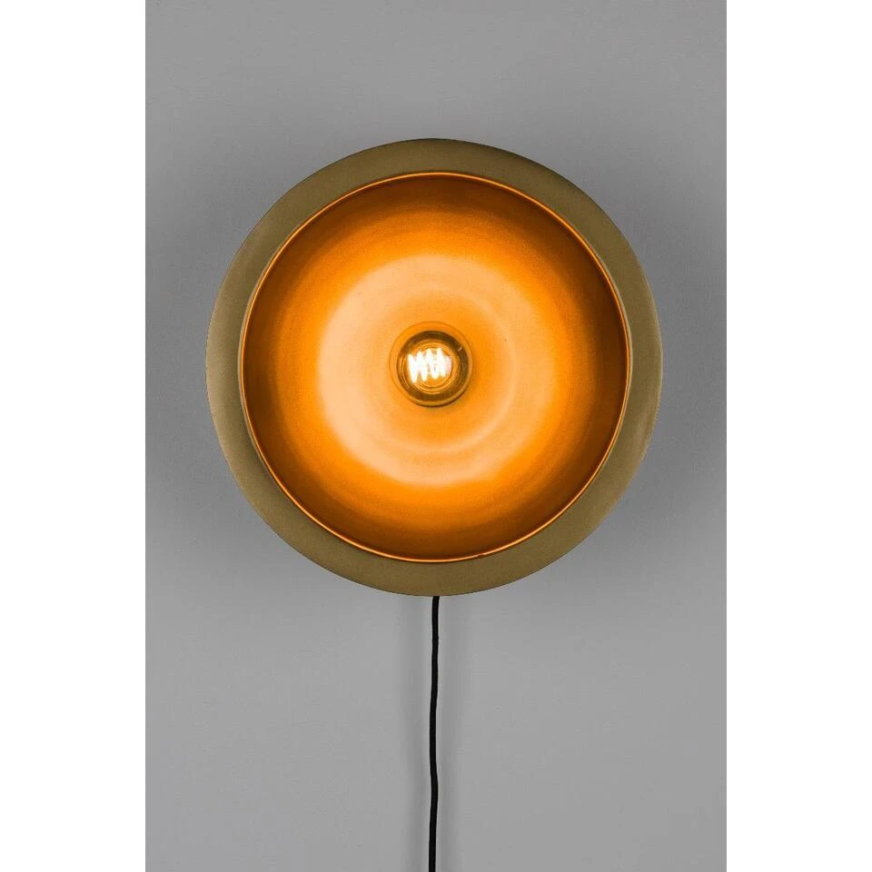 Puur - Dudley Wandlamp Rond L - Zwart/goud 3 Puur - Dudley Wandlamp Rond L - Zwart/goud - Afbeelding 3