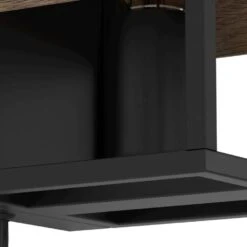 EGLO Evesham Wandlamp - E27 - 24 Cm - Zwart/Bruin - Hout -Leen Bakker d863d596623344f6a59b1639bf8a4d1d