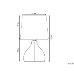 Beliani Bedlamp AGUEDA - Zwart Multiplex -Leen Bakker d87f096d7bda4949a123c51814487075
