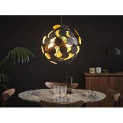 Beliani Hanglamp MARITSA - Zwart Metaal -Leen Bakker dc9e862cd53a40ba97164d5a9a843bcb