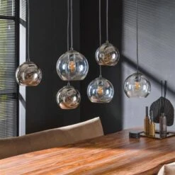 Hoyz - Hanglamp 4+3 Bubbles Bicolore - Artic Zwart -Leen Bakker dca0313a317b4fb39a42e530db197067