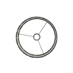 Cilinder Lampenkap Maze - Blauw - Ø40x30cm -Leen Bakker dd1a47d66b364bc583ffc4ae75f22733