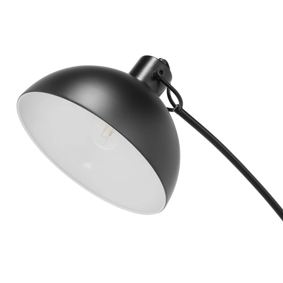 Beliani Staande Lamp DINTEL - Zwart Metaal 4 Beliani Staande Lamp DINTEL - Zwart Metaal - Afbeelding 4