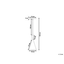 Beliani Hanglamp TAGUS - Grijs Aluminium 6 Beliani Hanglamp TAGUS - Grijs Aluminium -Leen Bakker dfce0f53855f4199bcf375bf8f862cdf