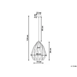 Beliani Hanglamp MAGRA - Koper Metaal -Leen Bakker e2a6c84743ce4dcdaf1242a964924090