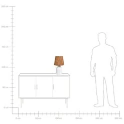 BARTANG - Tafellamp - Wit - Keramiek -Leen Bakker e3896bf43ded423b94853a5e4873e5fb