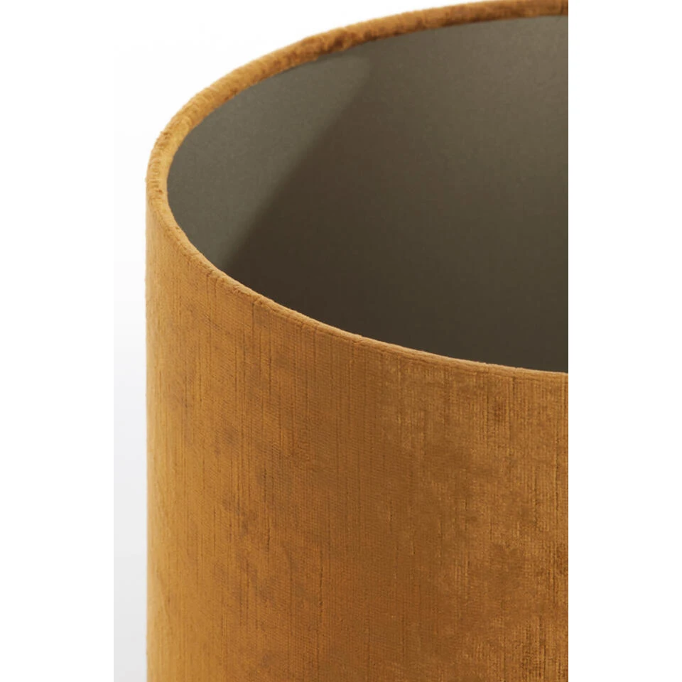 Cilinder Lampenkap Gemstone - Goud - Ø35x30cm 4 Cilinder Lampenkap Gemstone - Goud - Ø35x30cm - Afbeelding 4