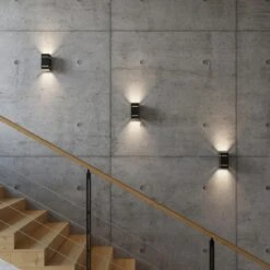 Sollux Wandlamp Blocco - 1 Lichts - 12 X20 Cm - Zwart -Leen Bakker e67bbea70b3f4673a5a7028345ca1e50