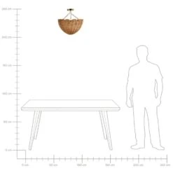 MANDEKAL - Hanglamp - Natuurlijk - Rotan -Leen Bakker e7cb55c46da34c4aab9b3eab2d307bdf