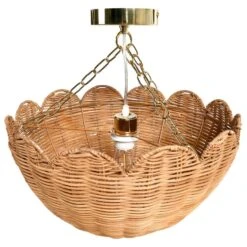 MANDEKAL - Hanglamp - Natuurlijk - Rotan -Leen Bakker e9399a91b35043eeb05cfab0502dbf28