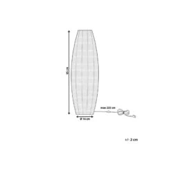 Beliani Staande Lamp MARINGA - Zilver Metaal -Leen Bakker eabb93538bb54c03828ffa0b8a8e351c