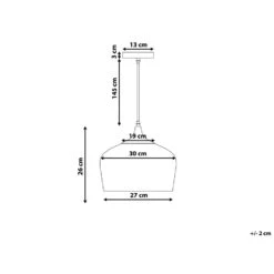 Beliani Hanglamp ANGARA - Zwart Aluminium -Leen Bakker eb239caa4c6b4c79bf62ce40afd607f7