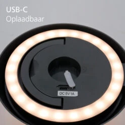 EGLO Meggiano Tafellamp - 32 Cm - Grijs/Wit -Leen Bakker ec132e28740245a48db48dd5c5a8ece5