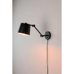 Housecraft Hajo Wandlamp - Zwart -Leen Bakker ee036a35fe2c4f629256162051257d61