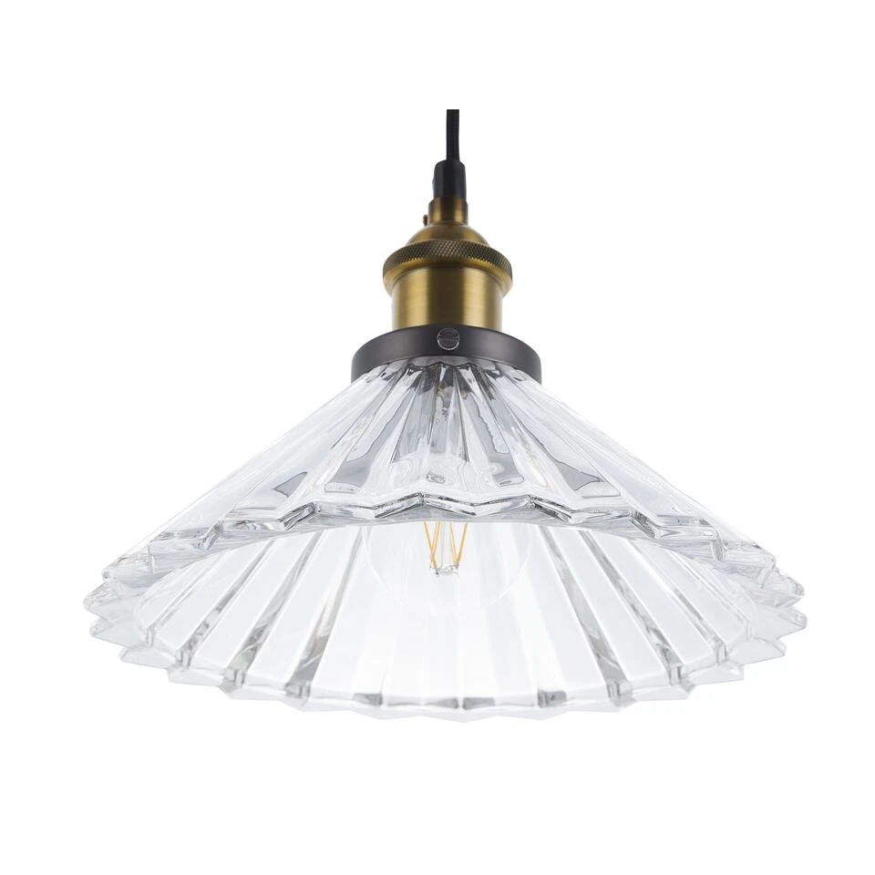 Beliani Hanglamp COLORADO - Transparant Glas 4 Beliani Hanglamp COLORADO - Transparant Glas - Afbeelding 4