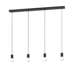 EGLO Nogalte Hanglamp - E27 - 117 Cm - Rechthoek - Zwart 7 EGLO Nogalte Hanglamp - E27 - 117 Cm - Rechthoek - Zwart -Leen Bakker ef1a976a56454ae6962a1cee31547ea7