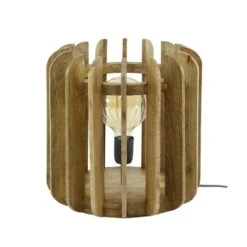 Tafellamp Mara Mangohout - 35x35x35 Cm - Mangohout - Bruin 7 Tafellamp Mara Mangohout - 35x35x35 Cm - Mangohout - Bruin -Leen Bakker f239c486cdcb499890626fd7278a54cf
