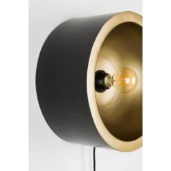 Housecraft Wall Lamp Sunny Round L - Zwart -Leen Bakker f32fea63263844ed9490b5813cb546bc