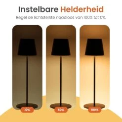 Goliving Chroma Tafellamp Oplaadbaar – Draadloos En Dimbaar – Touch – Nachtlamp -Leen Bakker f5aa811e589043b28cb0b46c4a549b98