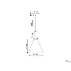 Beliani Hanglamp MACKENZIE - Zwart Aluminium -Leen Bakker f82f189121954004921ad7d716607a89