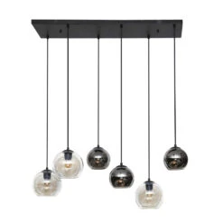Industriële Hanglamp Marcel 7-lichts Spiegelglas 35x95x150 Cm Glas 7 Industriële Hanglamp Marcel 7-lichts Spiegelglas 35x95x150 Cm Glas -Leen Bakker f8c3eb94da1f40c3bd2ca02f979d2549