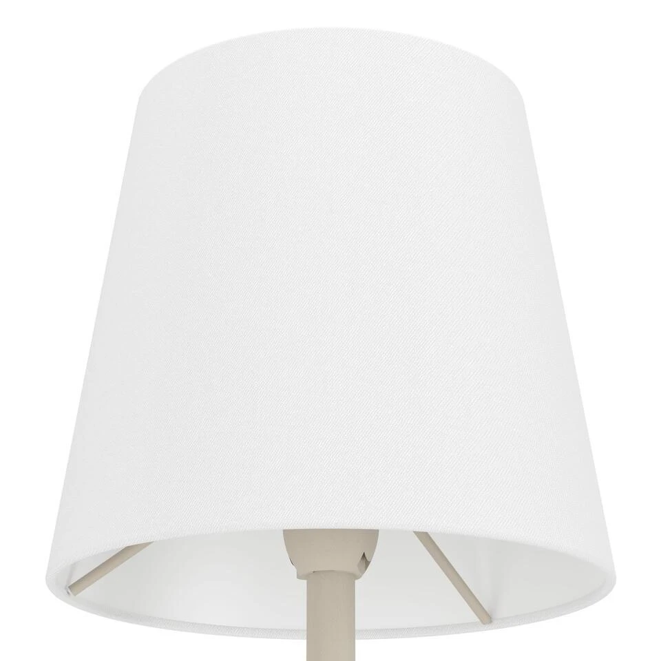 EGLO Fiorana Vloerlamp - E14 - Hoogte 140,5 Cm - Zandkleur/Wit 4 EGLO Fiorana Vloerlamp - E14 - Hoogte 140,5 Cm - Zandkleur/Wit - Afbeelding 4