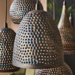 Hanglamp Industrieel Kristin 7-lichts Zwart Bruin - 45x100x150 Cm - Zwart Bruin -Leen Bakker fb4fa38495da4dccbc191ea0c9d8b897