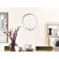 Beliani Hanglamp FANE - Goud Ijzer 7 Beliani Hanglamp FANE - Goud Ijzer -Leen Bakker fcffa44ce59a453eb6046cfd26d20548