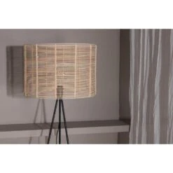 Svea - Veda Vloerlamp - 160 Cm - Rattan -Leen Bakker fe841d76c47b4670a64c74b40ae544c5