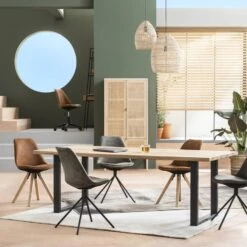 Hanglamp Sarah - Naturel - 150xØ28,5 Cm -Leen Bakker sf 10403613 9050